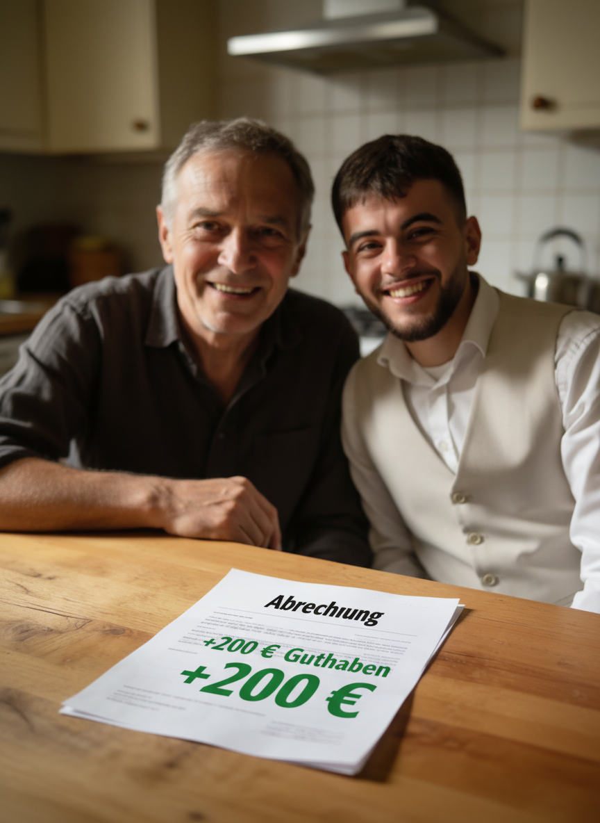 Nach dem Wechsel mit Berat – optimierter Tarif